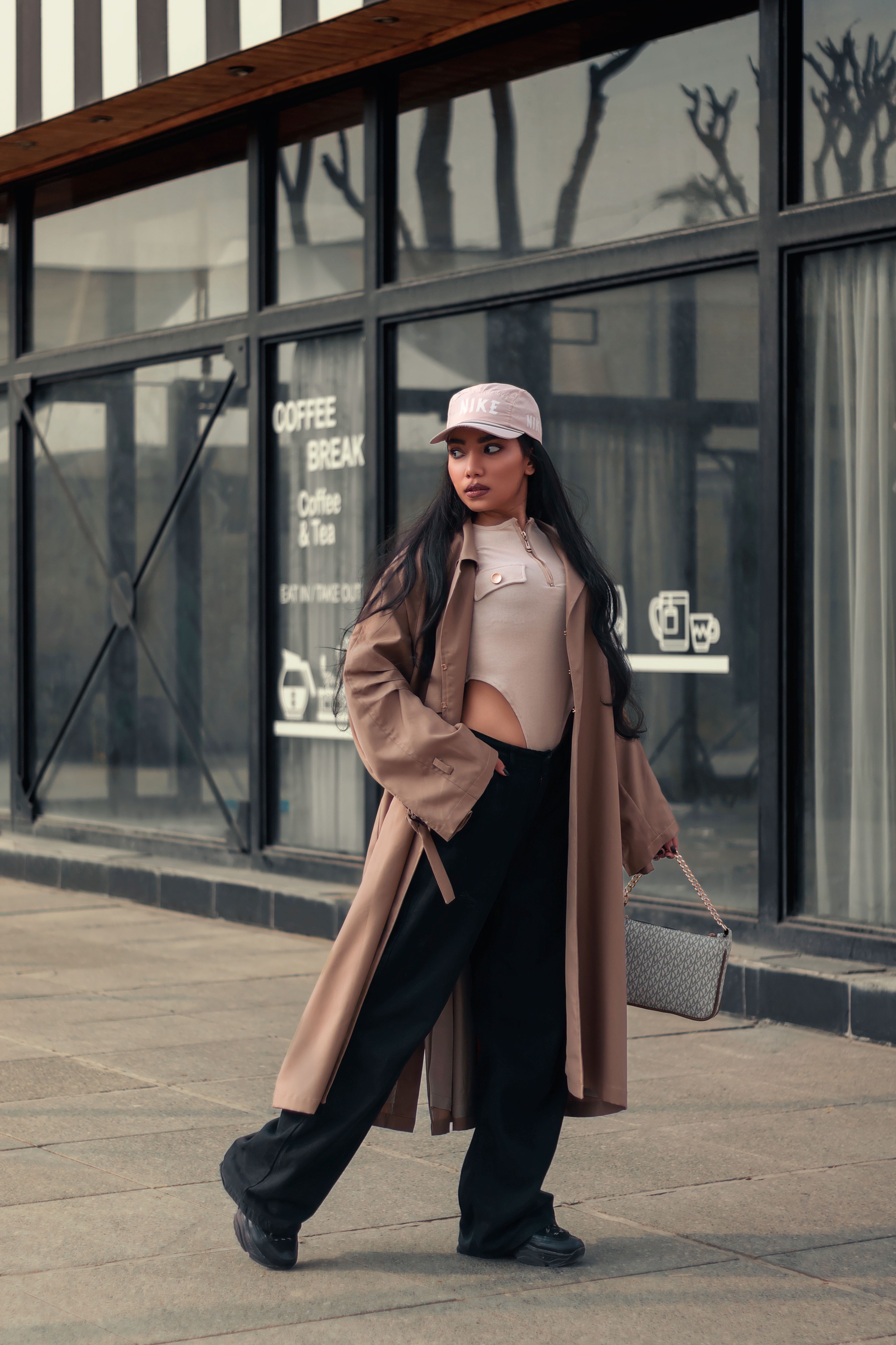 Woman Wearing Brown Trench Coat · Free Stock Photo
