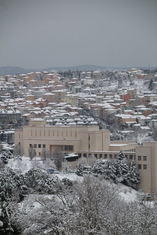 A Snow Covered City