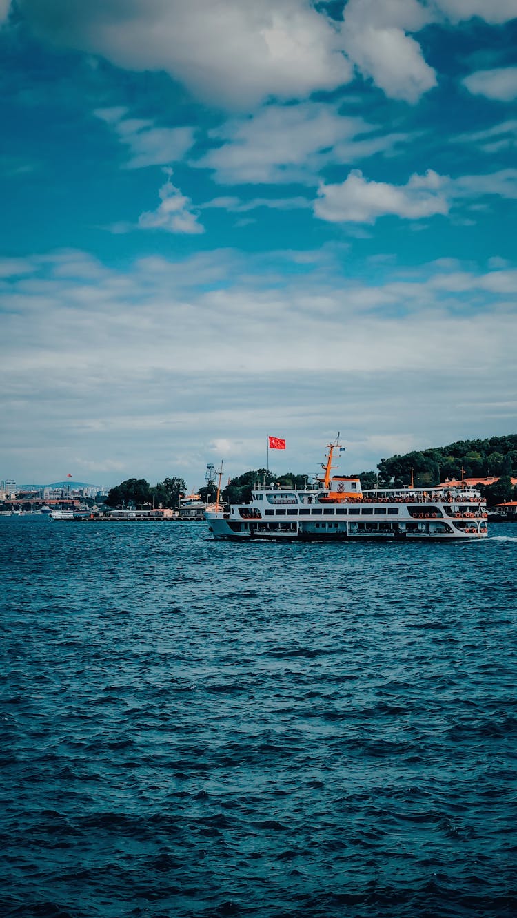 Cruise Ship In Sea