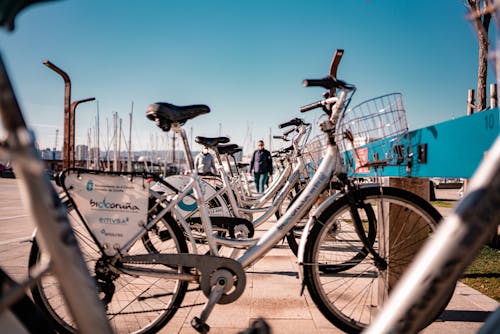 Rental Bicycle Station in City 