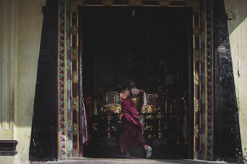 bezplatná Základová fotografie zdarma na téma běhání, buddhismus, chrám Základová fotografie