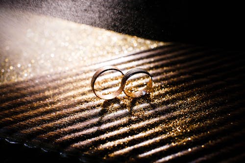 Close up of Wedding Rings