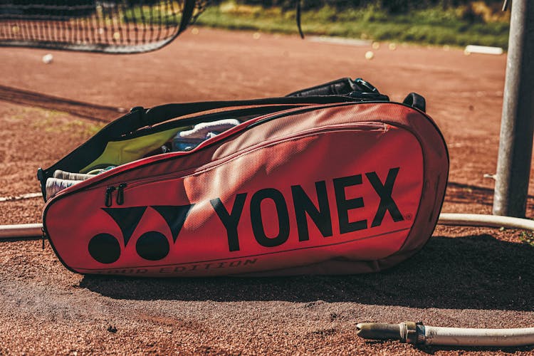 A Red Tennis Bag 