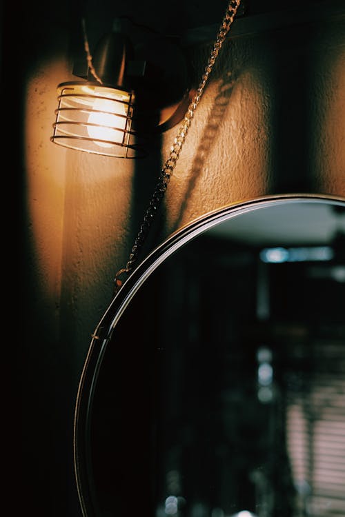 Illuminated Bulb on the Wall