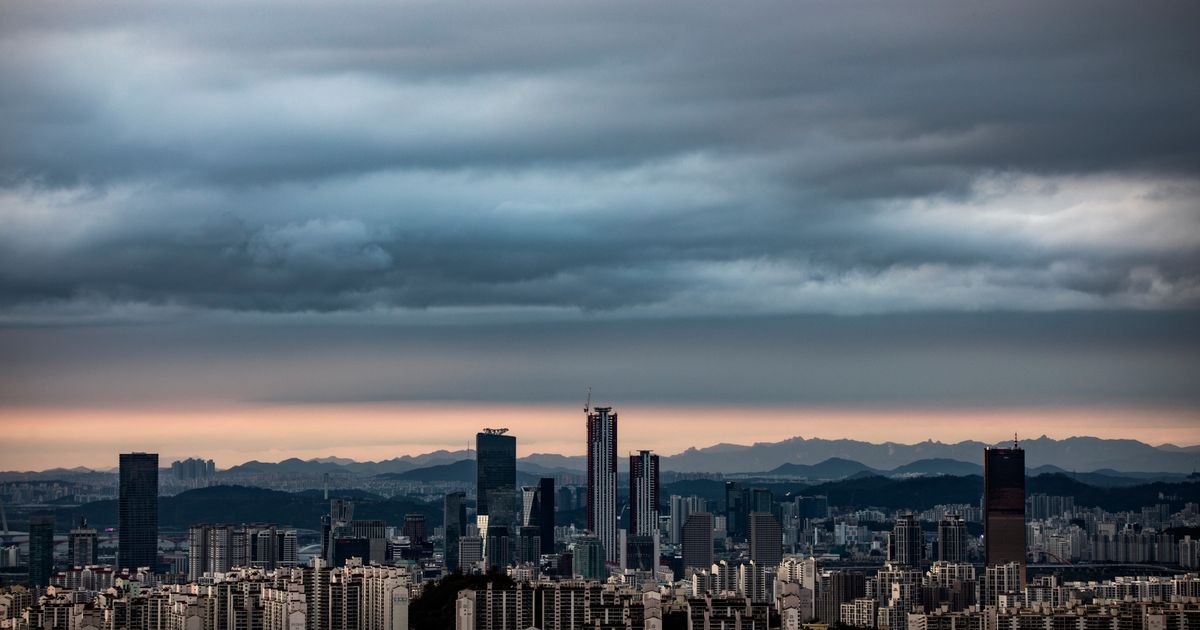 Seoul city skyline, South Korea