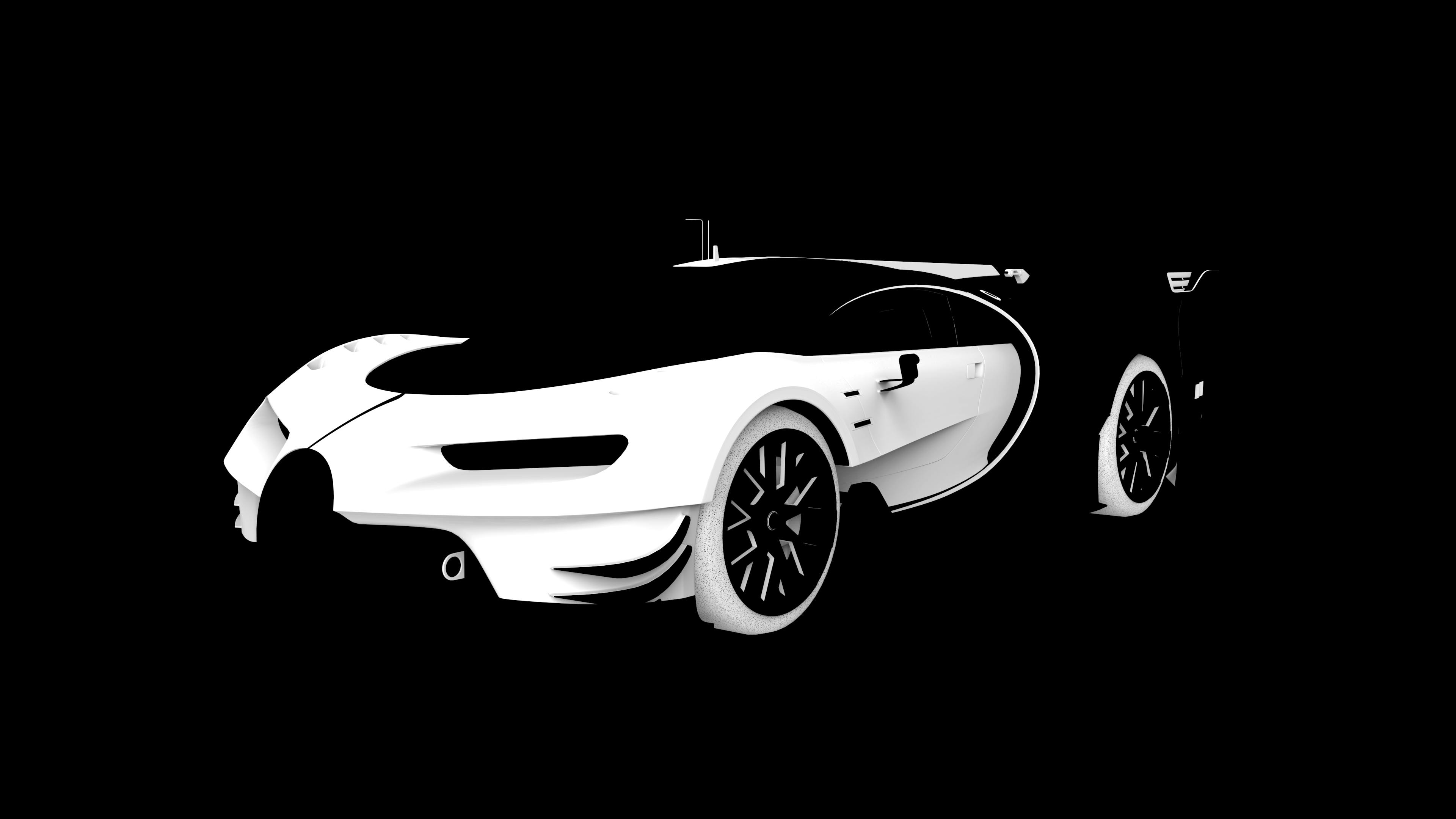 Photo Gratuite De Bugatti Fond Décran Noir Supercar
