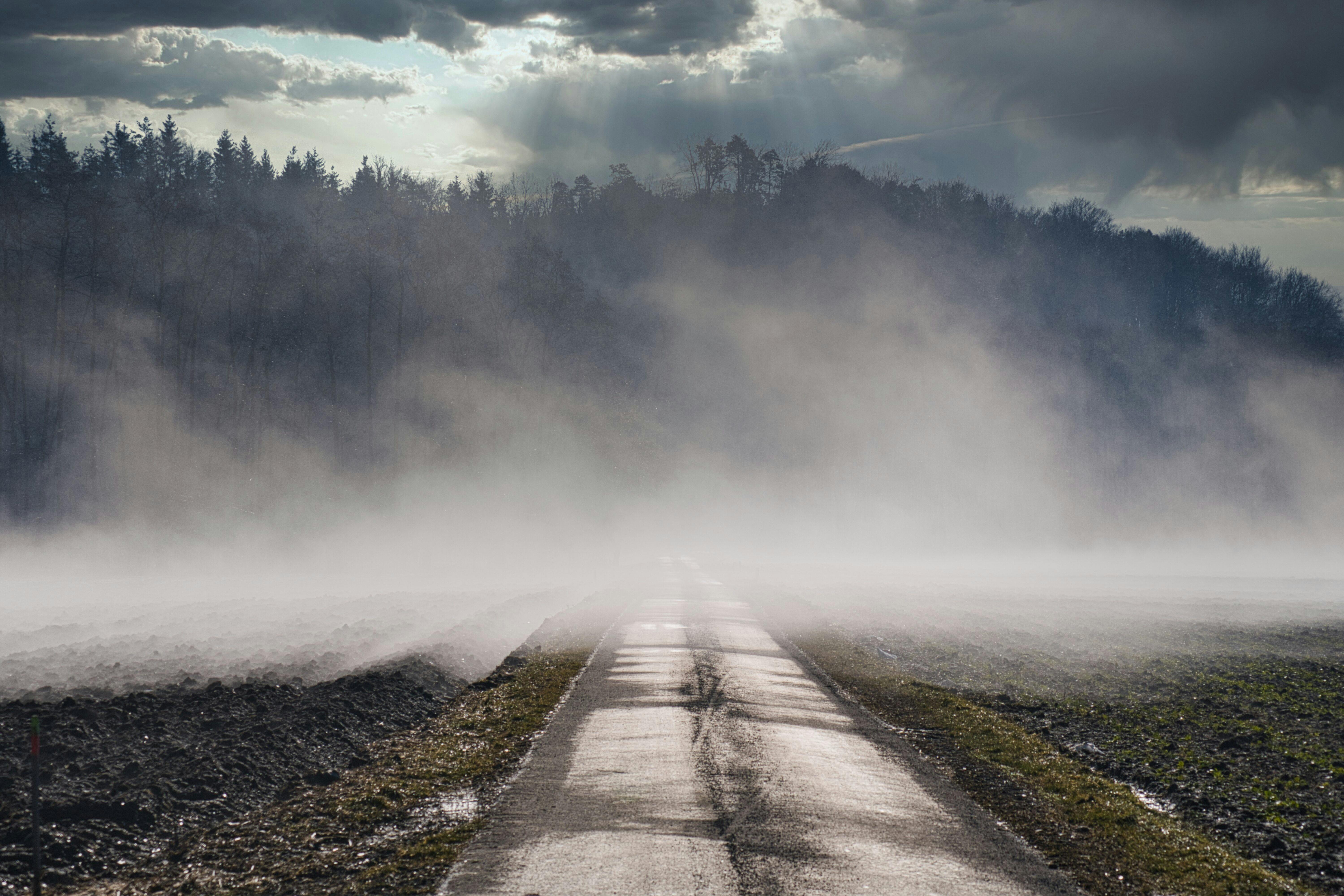 Church by Road in Mountains at Dawn · Free Stock Photo