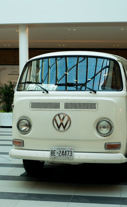 A Class White Volkswagen T2 Van