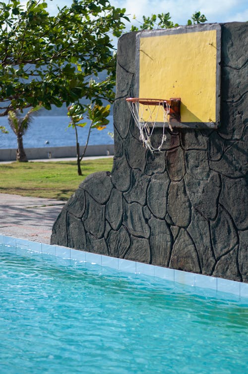 Free stock photo of basketball, basketball ring, pool