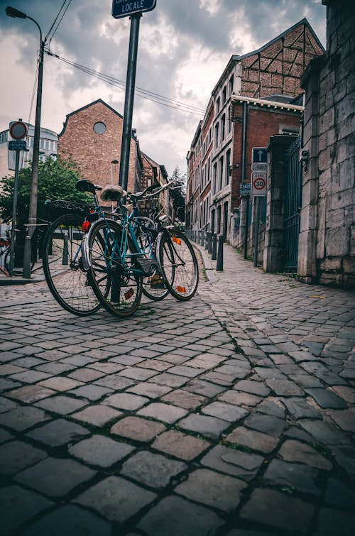 Foto d'estoc gratuïta de arquitectura, Bèlgica, bici
