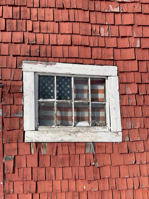 Darmowe zdjęcie z galerii z flaga ameryki, okno, osłona