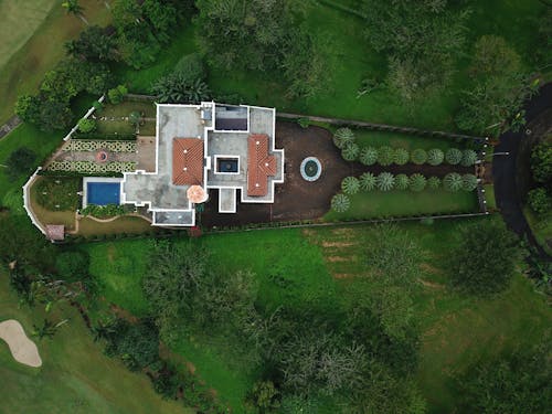 Aerial Photography Of House