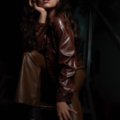 Dark Brown Leather Jacket