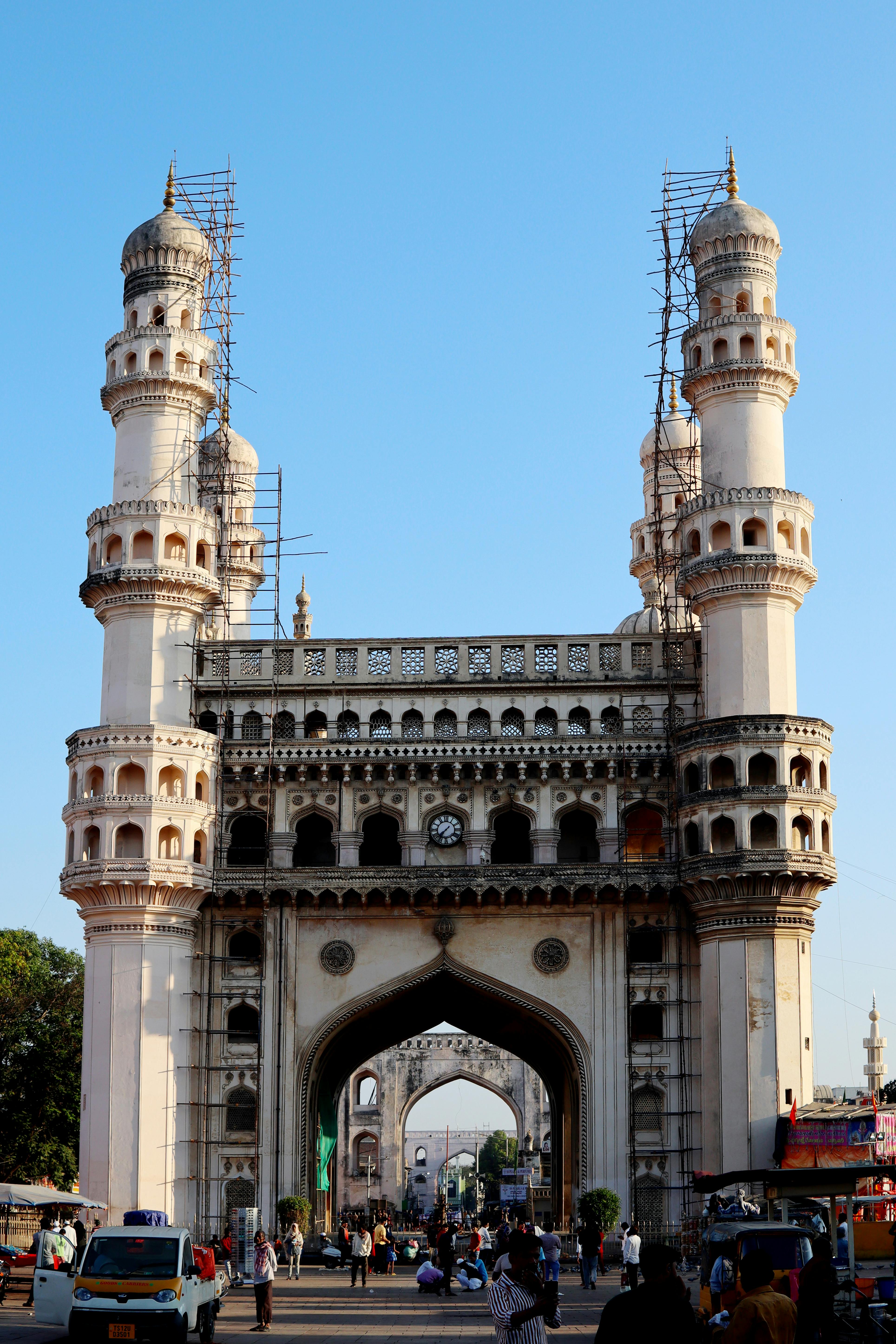 Famous charminar Black and White Stock Photos & Images - Alamy
