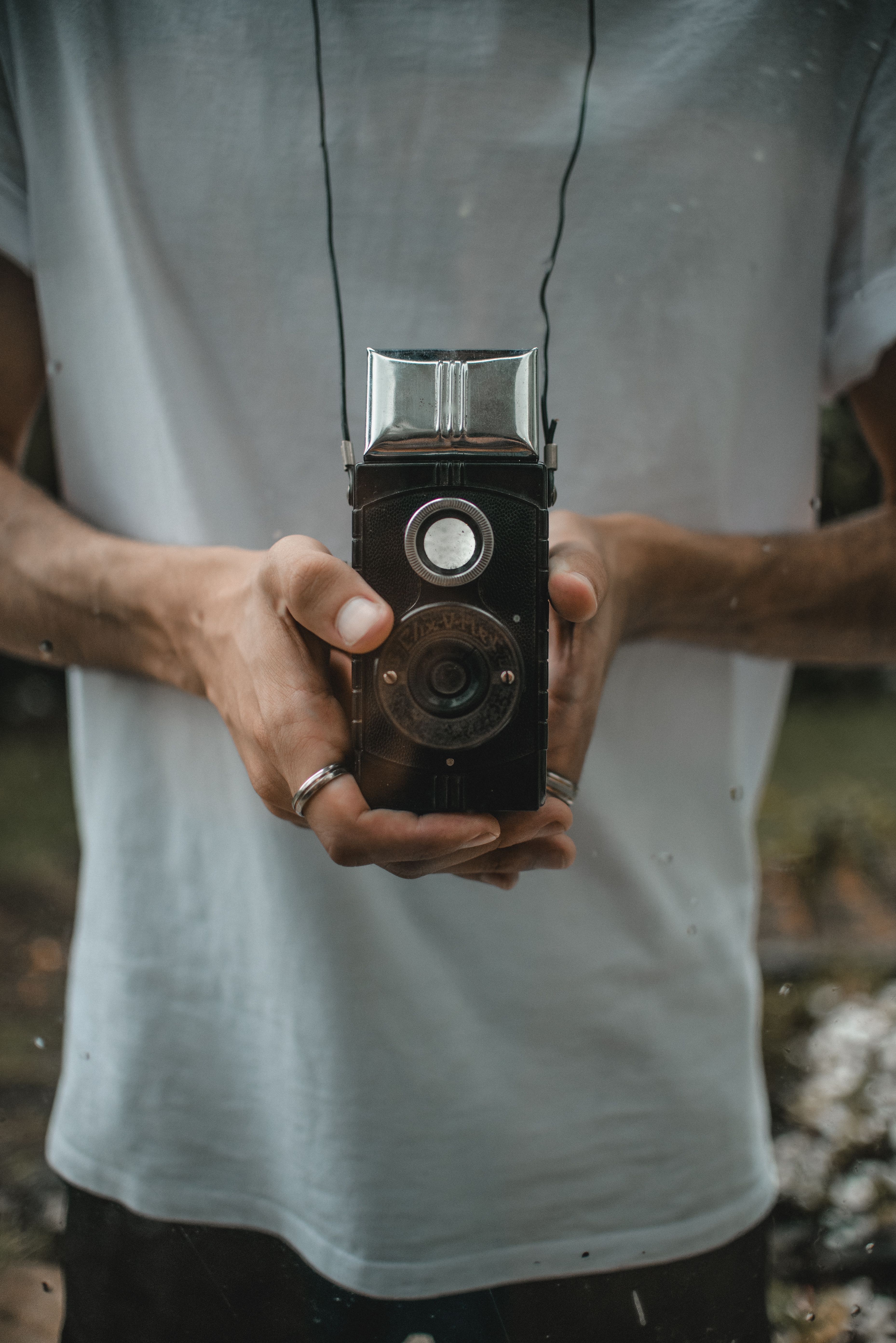 A Person Holding Vintage Camera · Free Stock Photo