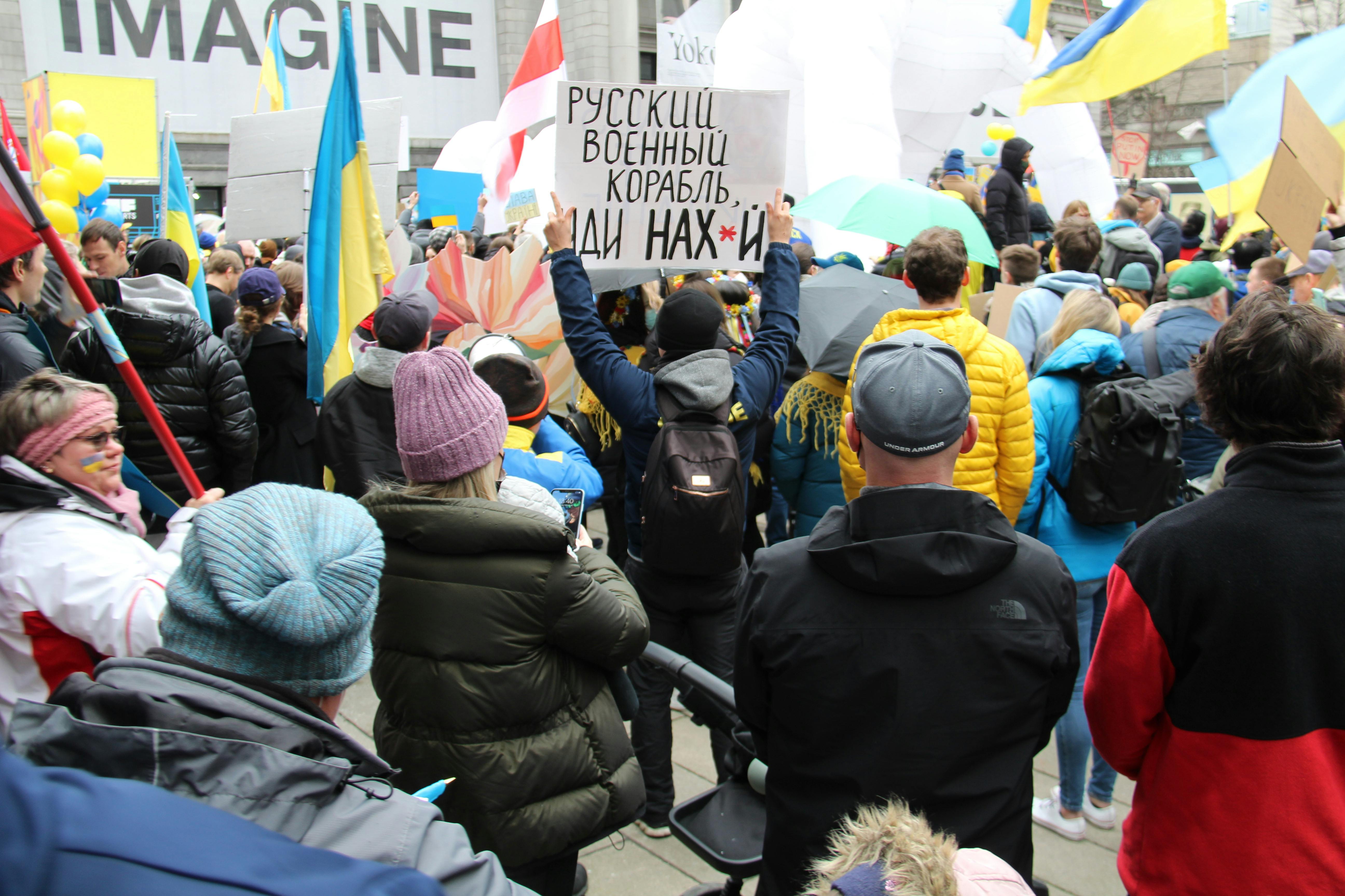 demonstrations in solidarity with ukraine