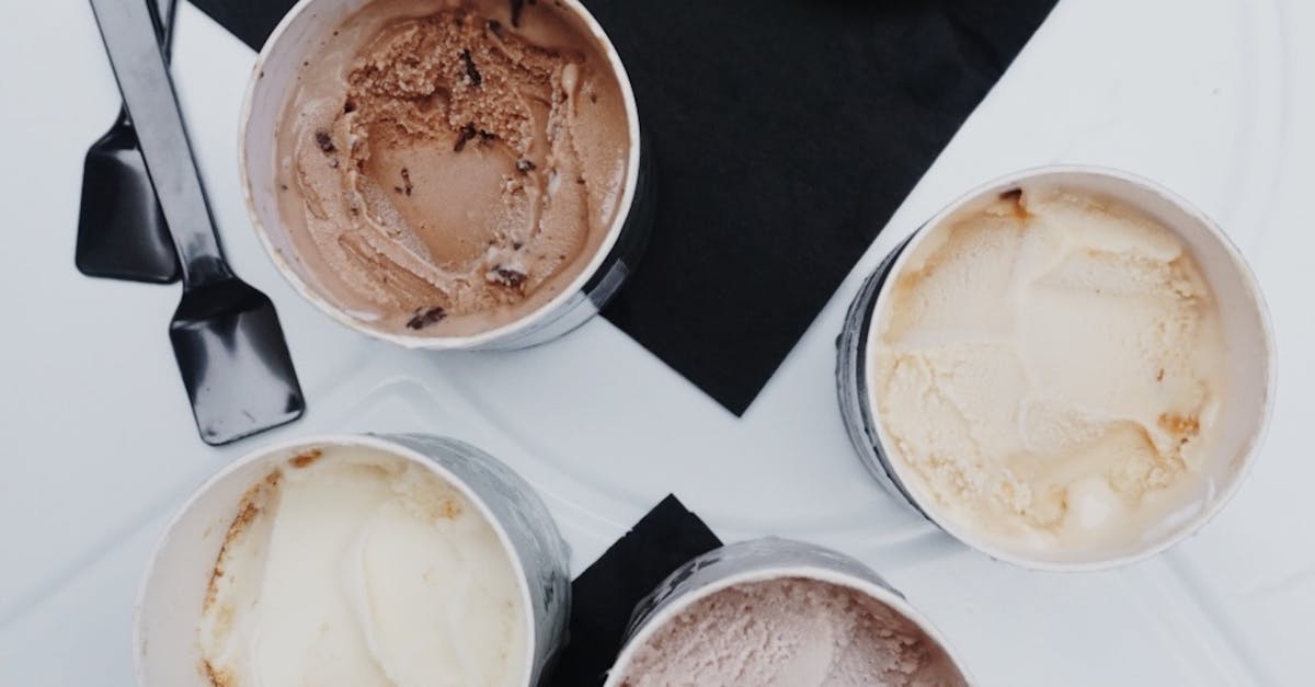 Ice cream have gluten