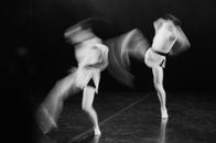 Woman in White Dress Dancing