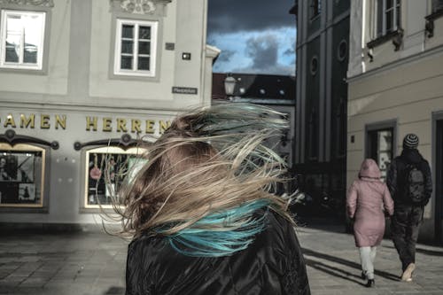 Woman Wearing Black Jacket