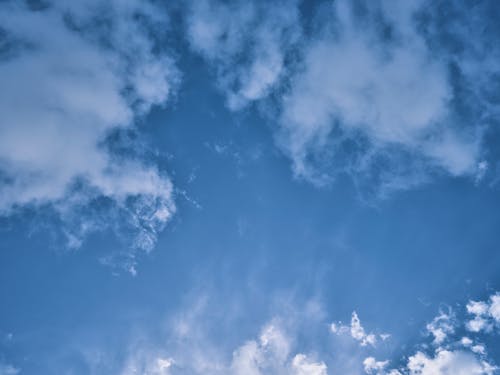 Fotos de stock gratuitas de cielo azul, foto de ángulo bajo, nublado