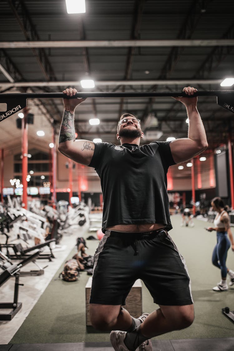 A Man Doing Exercise