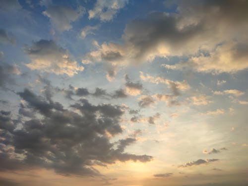 Základová fotografie zdarma na téma bílé mraky, modrá obloha, skyscape