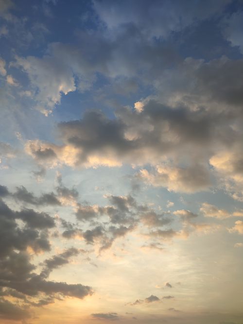 Free Captivating sky with dramatic clouds during sunset in Biên Hòa, Vietnam. Stock Photo