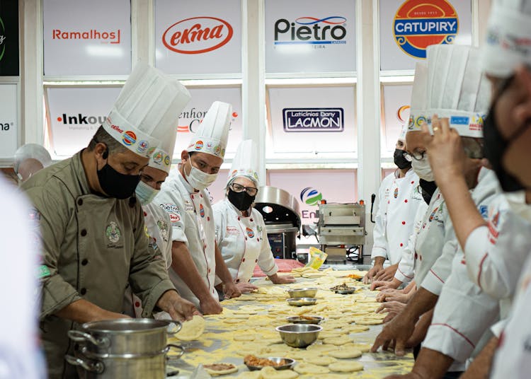 Cooks Preparing Food 