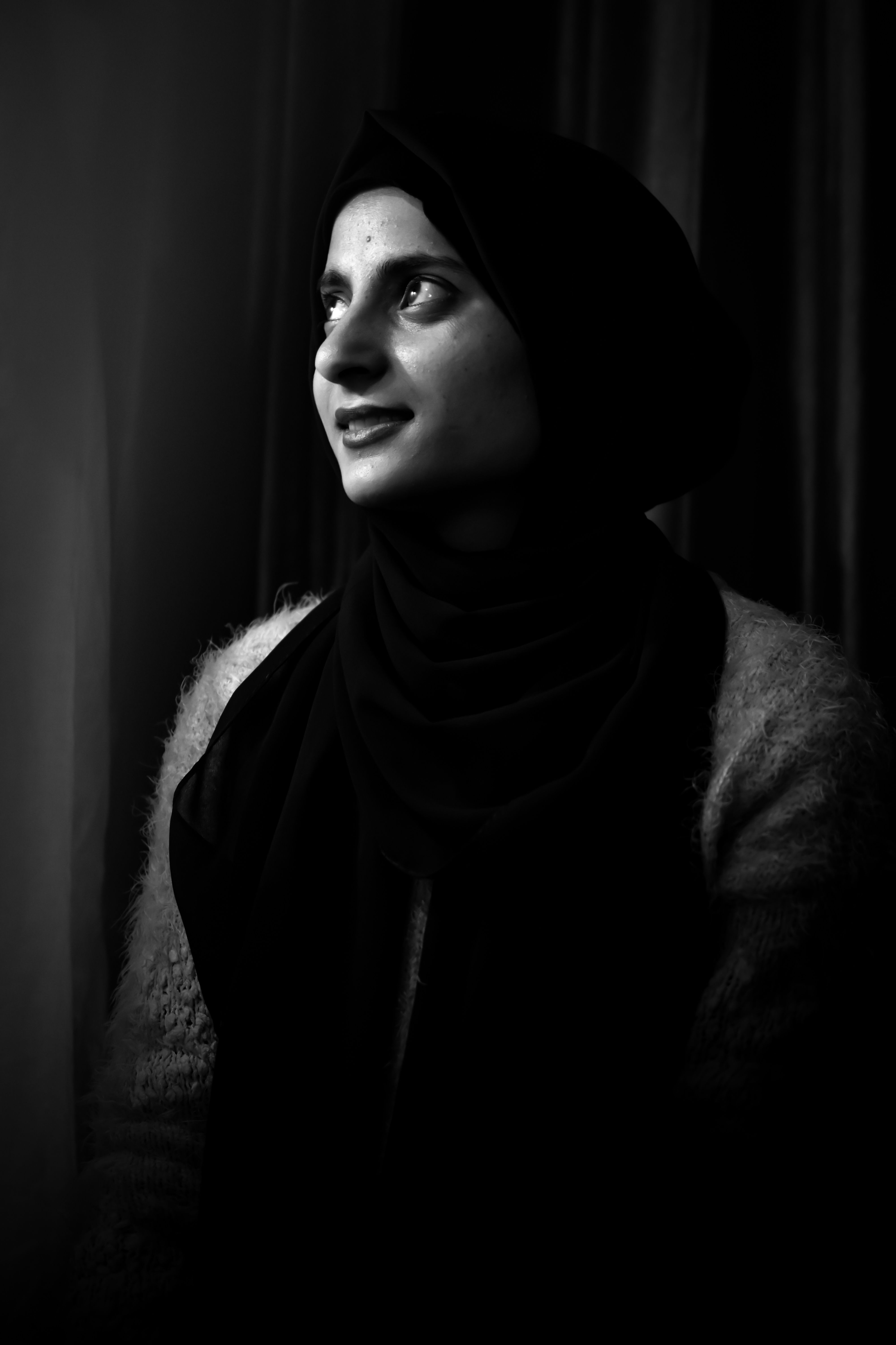 Close-up Photo of Woman in Black Hijab · Free Stock Photo
