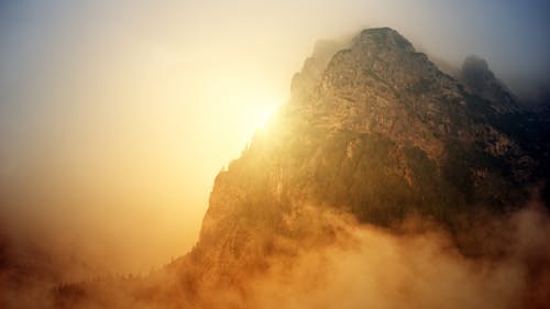 Free Golden Hour Photography of Mountain Stock Photo