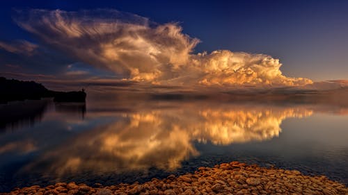 Ilmainen kuvapankkikuva tunnisteilla auringonlasku, hämärä, heijastukset