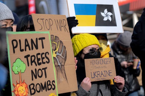 People Protesting on the Street