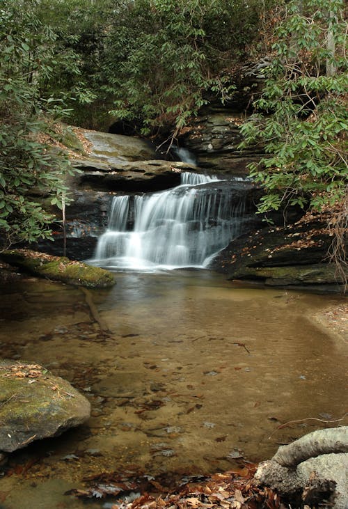 Gratis stockfoto met cascade, gladde kreek, milieu