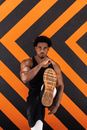 Man Performing Front Kick Towards Camera
