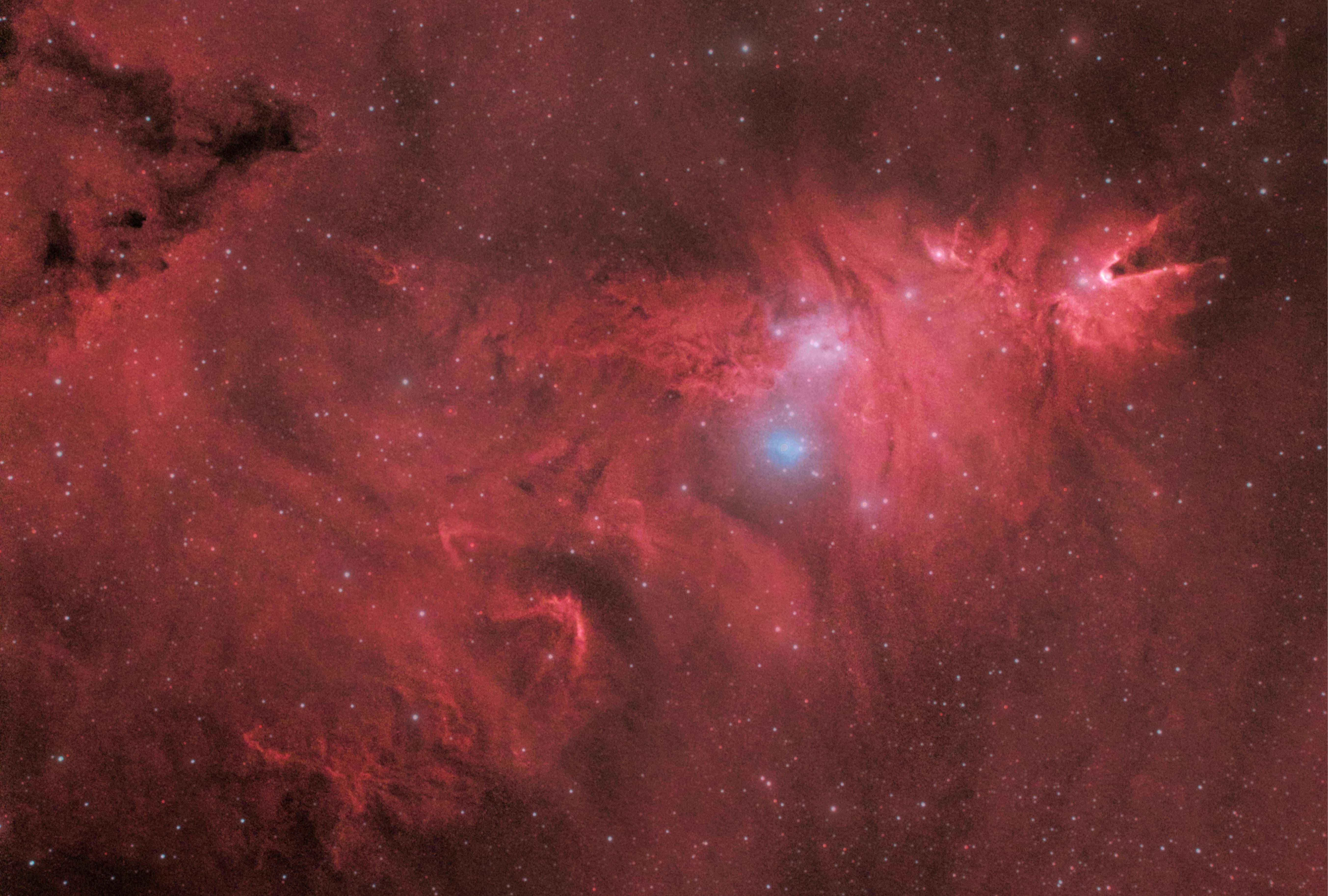 red nebula cloud