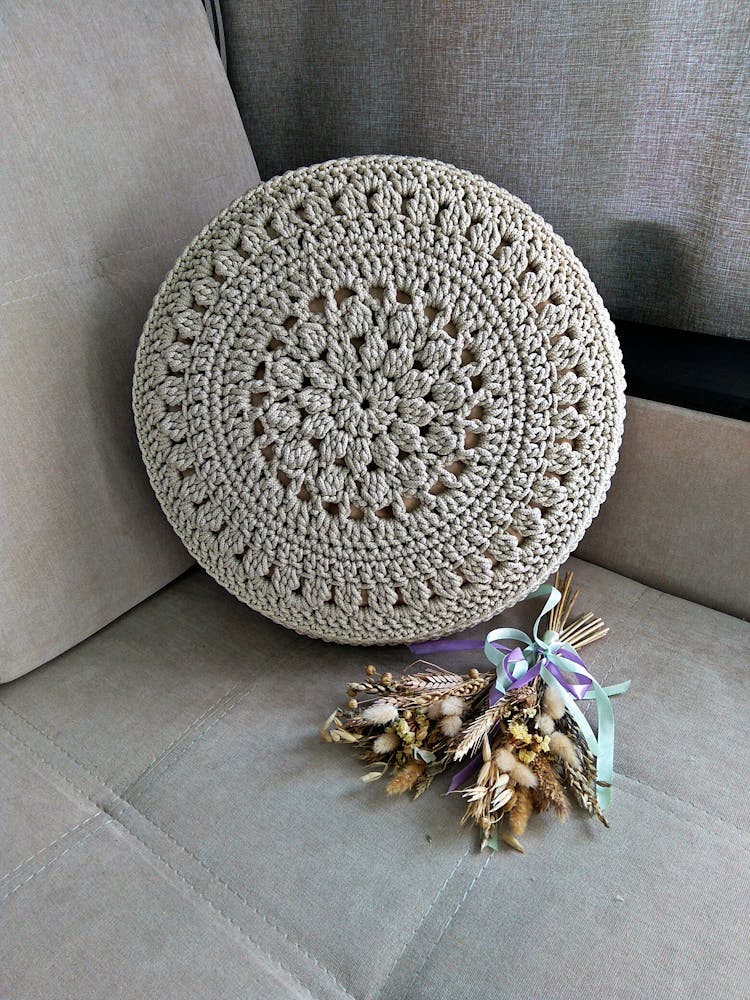 Crocheted Pillow Case