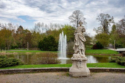 Gratis lagerfoto af have, park, skulptur