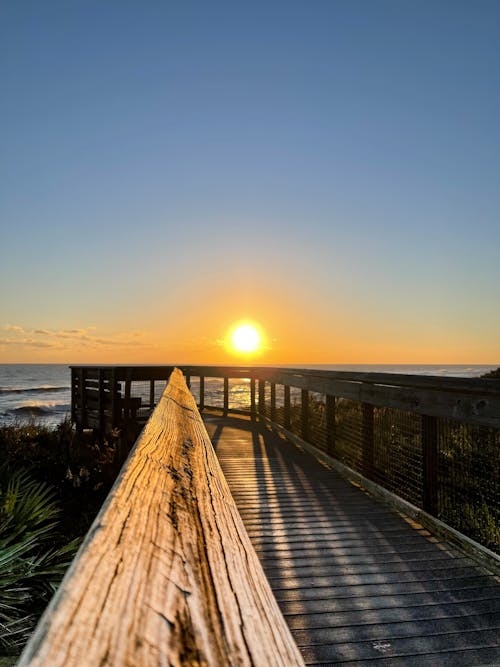 Photos gratuites de floride, lever du soleil tôt, mer