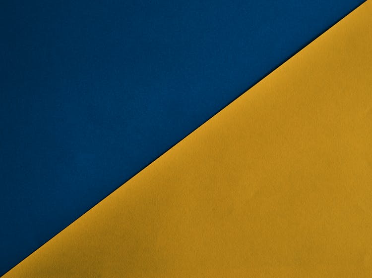 Color Blue And Yellow Of The Free Ukraine Flag