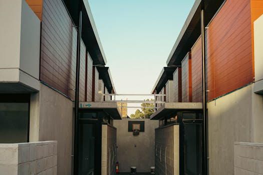 Modern architecture featuring stylish residential complexes in Melbourne, Australia.