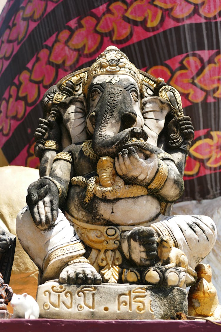 Sculpture Of Elephant God