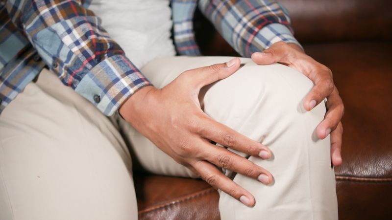 Joint and skin affected by psoriatic arthritis inflammation