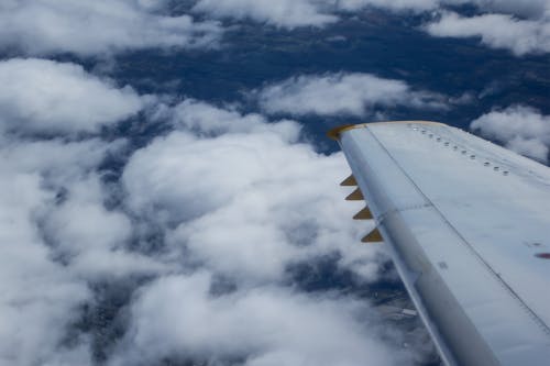 Free stock photo of clouds, flight, plane