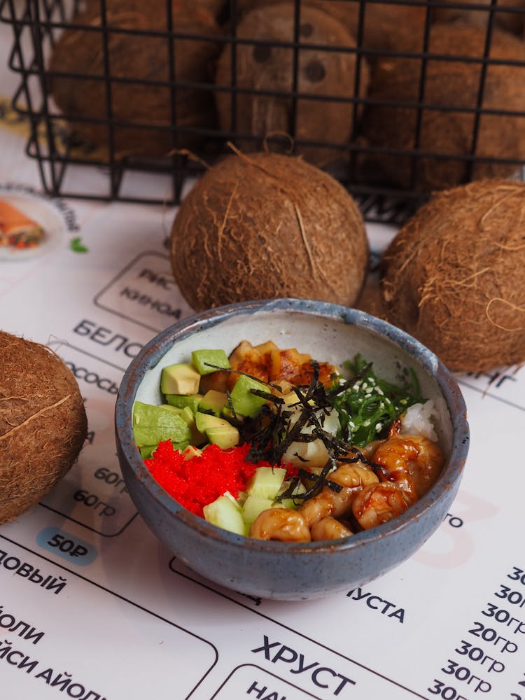 Bowl With Healthy Salad