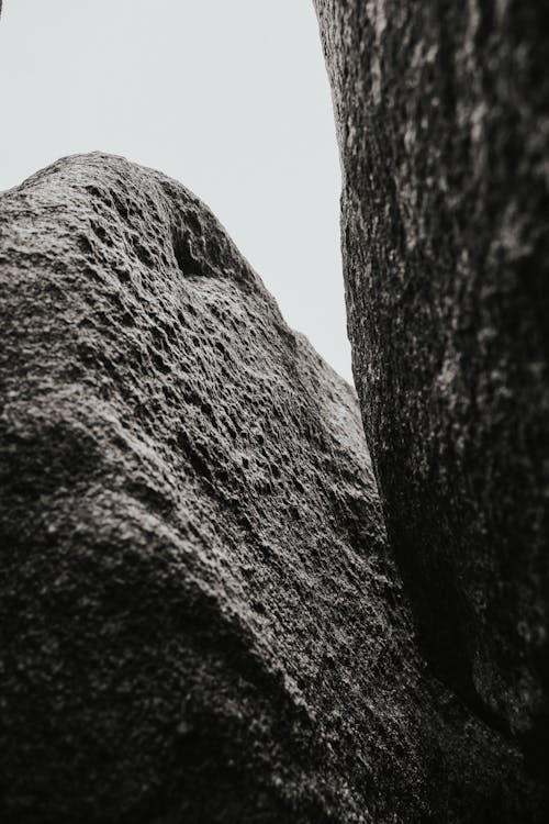 Rock Boulders in Close-up Shot