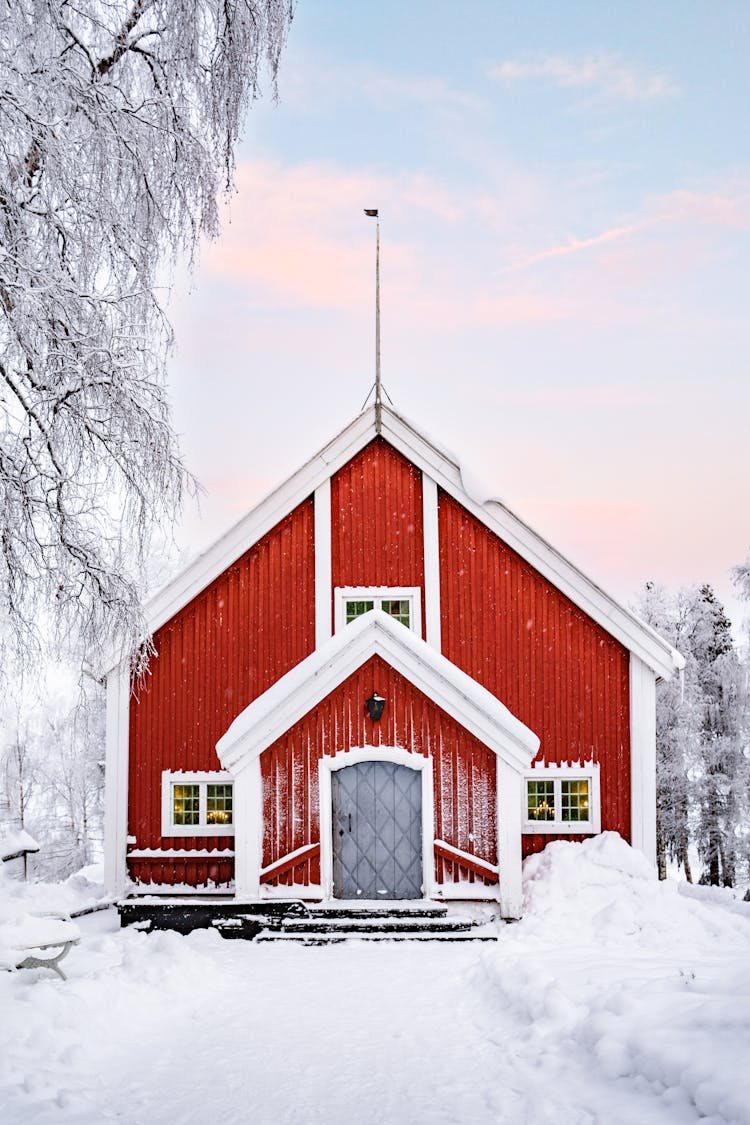 Jukkasjarvi Church In Sweden