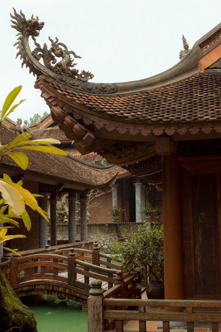 Chua Dong Buddhist Temple In Vietnam