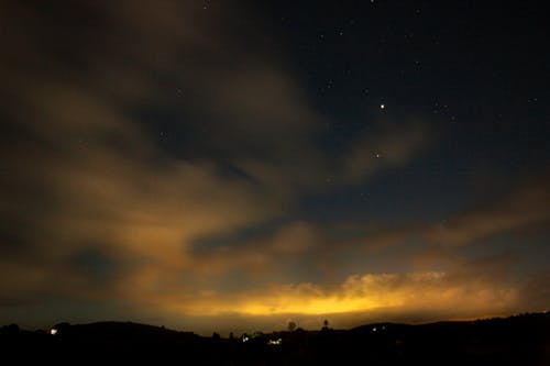 Free stock photo of dark sky, nightfall