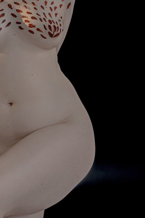 Carved Body Curves of a Person's Figure