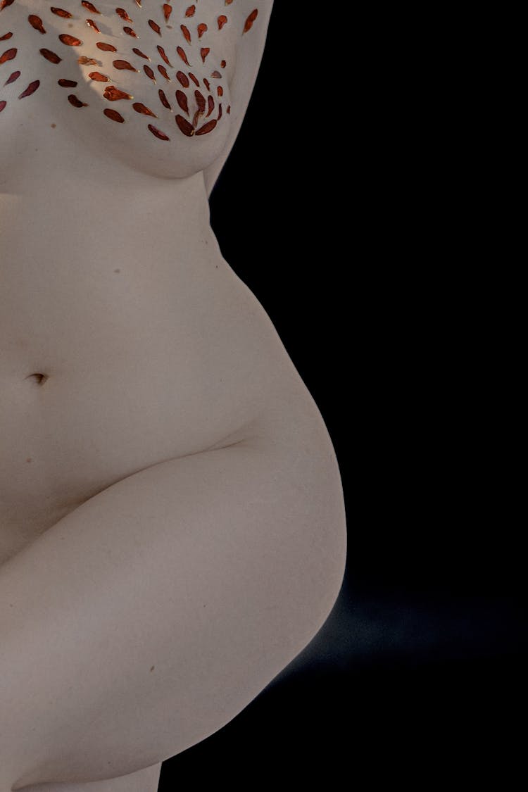 Carved Body Curves Of A Person's Figure